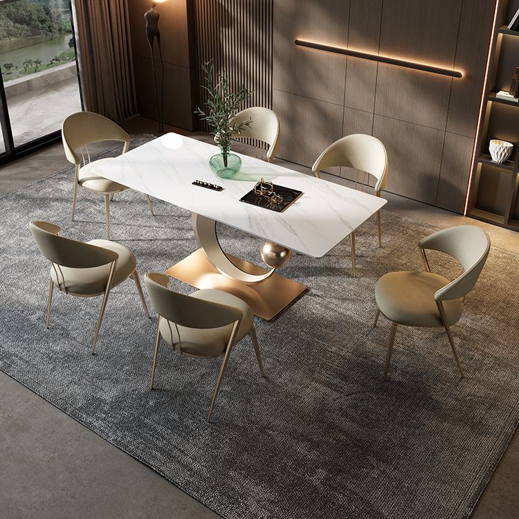 1/4/5/6/7 Pieces Dining Chairs Set Sintered Stone Dining Table Set Rectangle Table Clearhalo 'Dining Room Sets' 'Dining Tables & Seating' 'dining_room_set' 'furn' 'furn_dining_room_set' 'Furniture' 'furniture_dining_room_set' 'Kitchen & Dining Furniture' 1200x1200_99d787a2-4ccd-43d1-a5ba-94363e2a501c