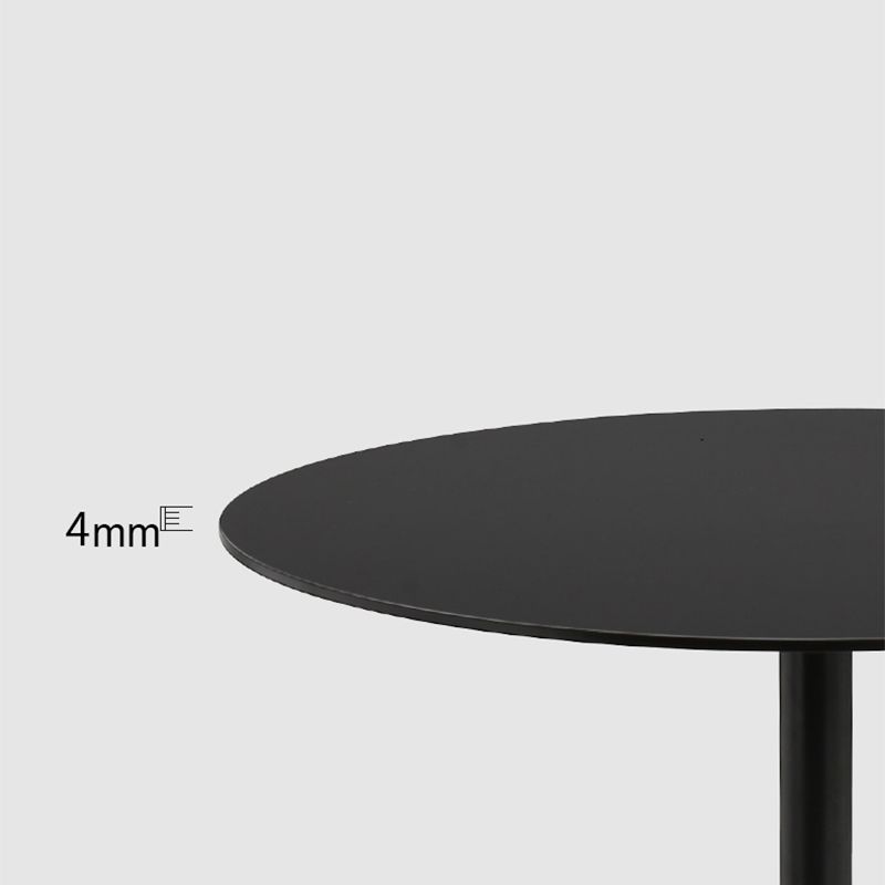 TABELLA ROUND ENTERNO CONTEMPOURANTE 23.62 "Tallo di snack laterale di piede.