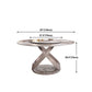 Contemporary Round Pedestal Dining Table Stone Matte Finish Table Clearhalo 'Dining Tables & Seating' 'Dining Tables' 'dining_table' 'furn' 'furn_dining_table' 'Furniture' 'Kitchen & Dining Furniture' 1200x1200_99db63f3-056a-42e0-9833-142cb81c4948