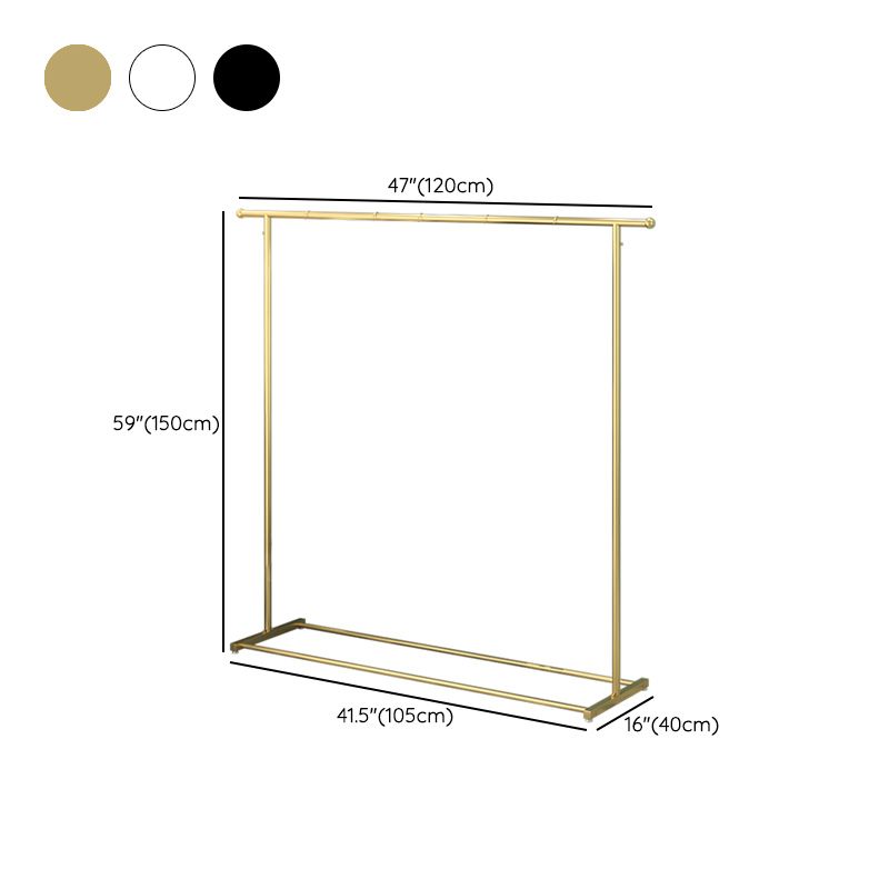 Rack de manteau de style moderne couleur de couleur de couleur materne métallique autonome