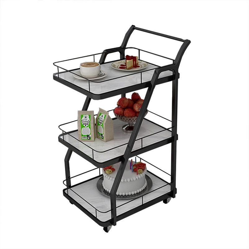 Manufactured Wooden Prep Table Dining Room Rolling Prep Table