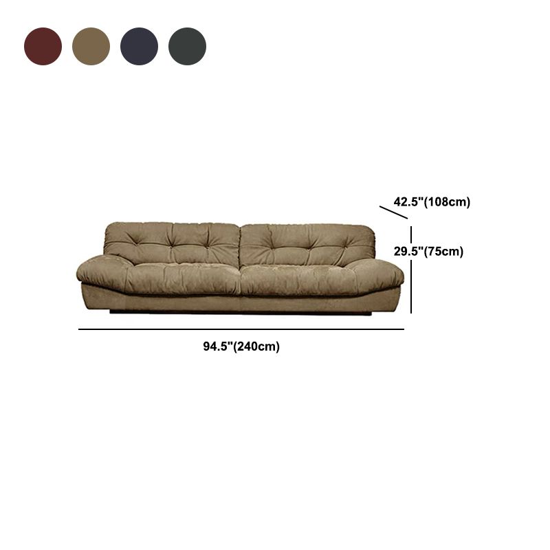 Zeitgenössischer armloser Sofa Tufted Split-Rücken-Wohnzimmersofa