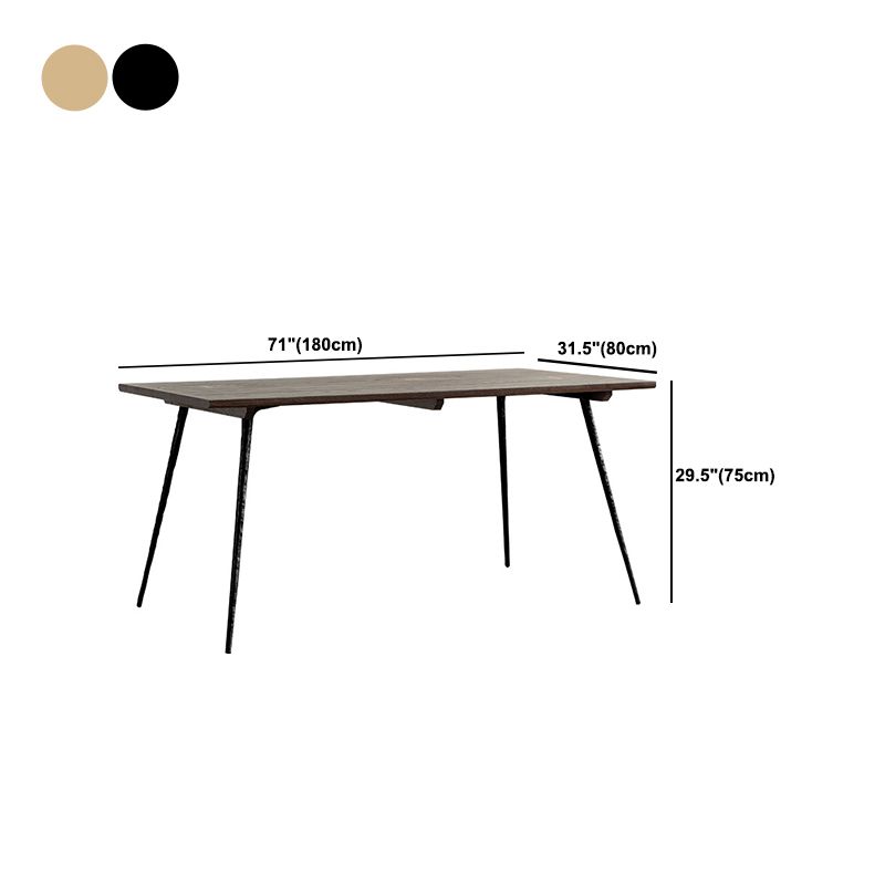 Traditional Luxury Rectangle Dining Site Table Solid Wood Furniture with 4-foot Clearhalo 'Dining Tables & Seating' 'Dining Tables' 'dining_table' 'Furniture' 'furniture_dining_table' 'Kitchen & Dining Furniture' 'kitchen' 'kitchen_dining_table' 1200x1200_99dda97d-1567-4c69-83c5-ce6961f2dd15