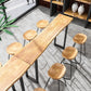 Solid Wood Bar Dining Table Traditional Luxury Rectangle Bar Table with Sled Base Clearhalo 'Bar Furniture' 'Bar Tables' 'bar_tables' 'Furniture' 'furniture_bar_tables' 'Kitchen & Dining Furniture' 1200x1200_99df7fa5-2c86-4e08-911c-d634a118b87a
