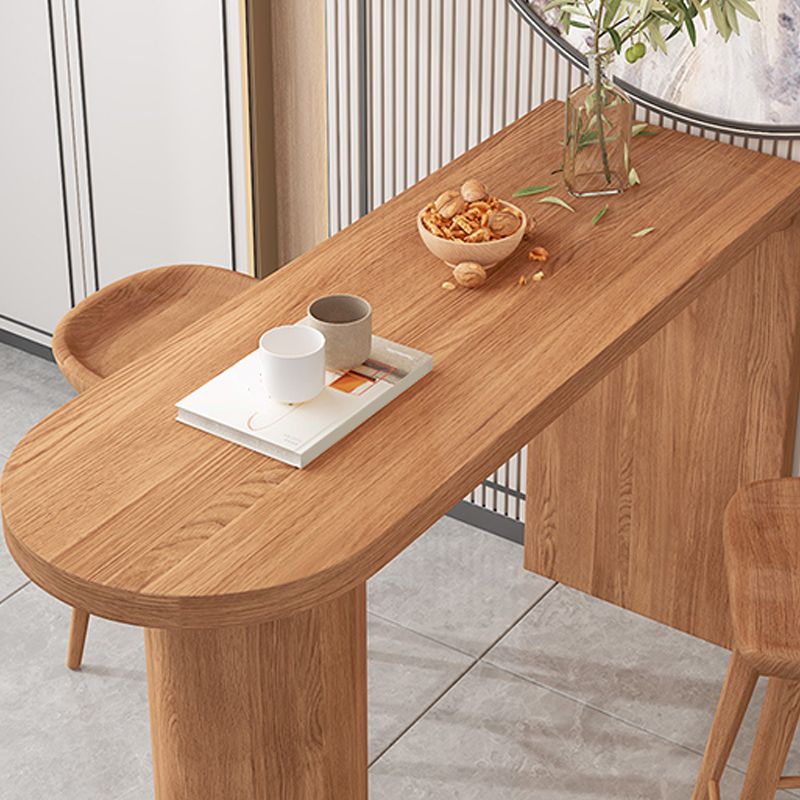 Contemporary Bar Table Solid Wood Specialty Pub Table for Outdoor Clearhalo 'Bar Furniture' 'Bar Tables' 'bar_tables' 'furn' 'furn_bar_tables' 'Furniture' 'Kitchen & Dining Furniture' 1200x1200_99e030ce-1010-44de-b39f-91d8dc269fcf