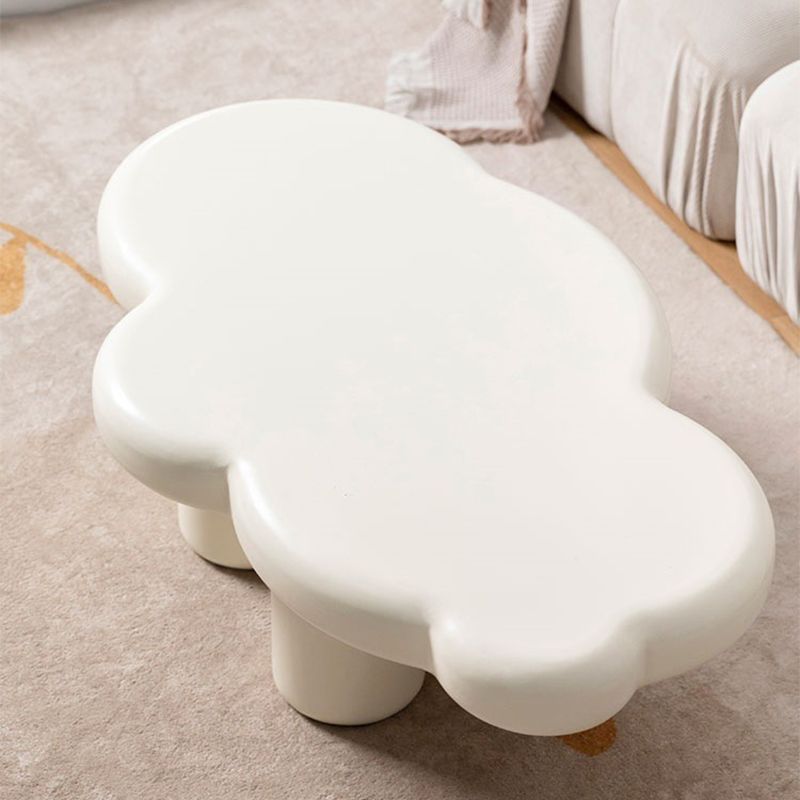 Table basse en bois de style scandinave, 13,78 pouces de hauteur