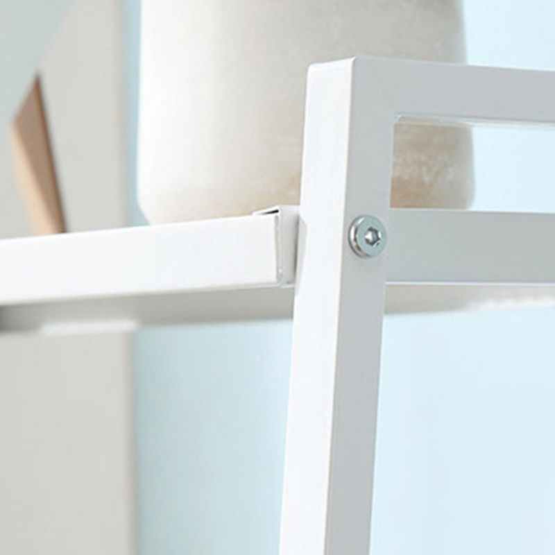 Bibliothèque de niveaux de style moderne 4 Open 59 "H x 14" W Ladder Bibshelf