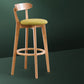 Contemporary Beech Low Back Home Stool Matte Finish Upholstered Bar Stools Clearhalo 'Bar Furniture' 'Bar Stools' 'bar_stools' 'furn' 'furn_bar_stools' 'Furniture' 'furniture_bar_stools' 'Kitchen & Dining Furniture' 1200x1200_99e331d7-b55a-4b37-911c-91a7b06459b1