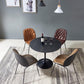 Modern Round Top Dinette Table Metal Base Dining Table for Restaurant Clearhalo 'Dining Tables & Seating' 'Dining Tables' 'dining_table' 'furn' 'furn_dining_table' 'Furniture' 'furniture_dining_table' 'Kitchen & Dining Furniture' 'kitchen' 'kitchen_dining_table' 1200x1200_99e42b8a-1f1a-4808-bc4e-d20b8eae06aa