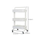 Contemporary Etagere Bookshelf Metal Open Back Bookcase with Shelves