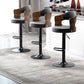 Modern Backrest Liftable Stool Iron Household Bar Stool with Cushion and Pedal Clearhalo 'Bar Furniture' 'Bar Stools' 'bar_stools' 'furn' 'furn_bar_stools' 'furniture_bar_stools' 'Kitchen & Dining Furniture' 'kitchen&dining_furn' 'kitchen' 'kitchen_furn' Furniture' 1200x1200_99e4b745-8327-4568-8d58-da02491db993
