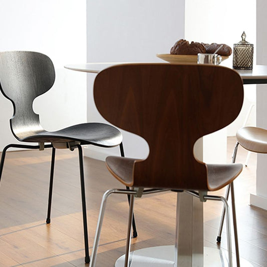 Modern Metal Dining Room Chair Wood Dining Side Chair for Restaurant Use Clearhalo ' kitchen&dining_furn' 'Dining Chairs' 'Dining Tables & Seating' 'dining_chair' 'furn' 'furn_dining_chair' 'Furniture' 'furniture_dining_chair' 'Kitchen & Dining Furniture' 'kitchen' 1200x1200_99e57b4b-52fc-4dd1-87d2-4d4f51788ec9
