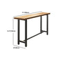 Modern 1/7 Pieces Bar Table Set Rectangle Pine Wood Counter Table for Milk Tea Shop Clearhalo 'Bar Furniture' 'furn' 'furn_home_bar_bar_sets' 'Furniture' 'Home Bars & Bar Sets' 'home_bar_bar_sets' 'Kitchen & Dining Furniture' 1200x1200_99e6a6c7-8767-43c8-ba1e-58009f1f2b89