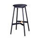 Industrial Black Counter Stools Metal Wood Backless Bar Stools with Round Seat Clearhalo 'Bar Furniture' 'Bar Stools' 'bar_stools' 'furn' 'furn_bar_stools' 'furniture_bar_stools' 'Kitchen & Dining Furniture' 'kitchen&dining_furn' 'kitchen' 'kitchen_furn' Furniture' 1200x1200_99e81518-8580-48c7-90fb-dbb82e73fcfa