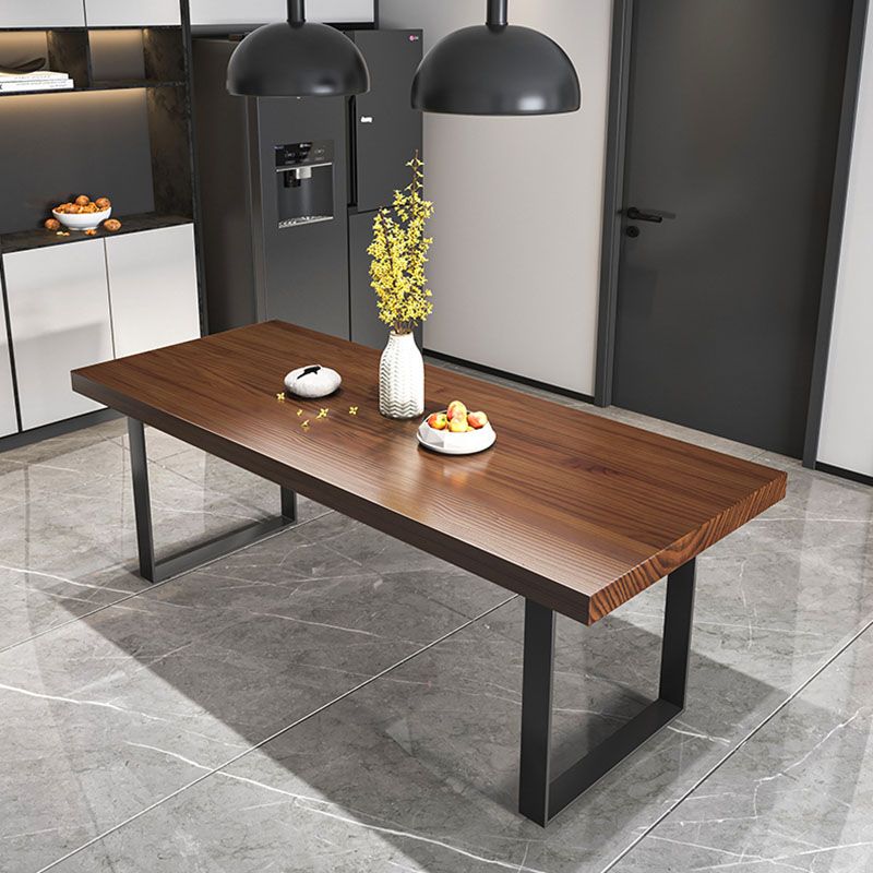 1/2/3/5/7 Pieces Brown Dining Room Set Industrial Style Solid Wood Furniture Clearhalo 'Dining Room Sets' 'Dining Tables & Seating' 'dining_room_set' 'furn' 'furn_dining_room_set' 'Furniture' 'furniture_dining_room_set' 'Kitchen & Dining Furniture' 'kitchen&dining_furn' 'kitchen' 1200x1200_99ea1f8d-4009-4488-aa1b-60e0583d959e