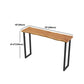 Pine Wood Bar Dining Table Modern Rectangle Bar Table for Dining Room Balcony Clearhalo 'Bar Furniture' 'Bar Tables' 'bar_tables' 'furn' 'furn_bar_tables' 'Furniture' 'Kitchen & Dining Furniture' 1200x1200_99ece76c-9b67-49a6-ba90-f15def73bab4