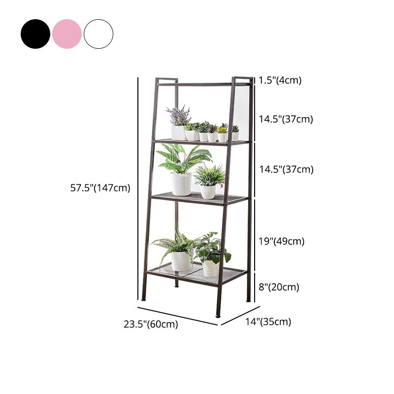 Contemporary Open Ladder Bookshelf Metal Vertical Bookshelf for Home Clearhalo 'Bookcases' 'furn' 'furn_bookcases' 'Furniture' 'furniture_bookcases' 'Office Furniture' 1200x1200_99ed58f6-0026-4e2f-954c-d1220a1f9553
