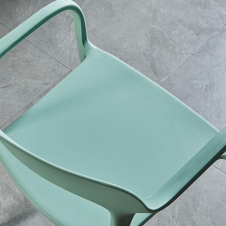 Modern Style Arm Chair Open Back Chair with Plastic Legs for Kitchen Clearhalo ' kitchen&dining_furn' 'Dining Chairs' 'Dining Tables & Seating' 'dining_chair' 'furn' 'furn_dining_chair' 'Furniture' 'furniture_dining_chair' 'Kitchen & Dining Furniture' 'kitchen' 1200x1200_99efec28-f931-4be1-8bf9-1b941ff78f0f