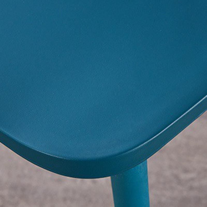 Contemporary Plastic Dining Chair Slat Back Side Chair in Matte Finish for Home Clearhalo 'Dining Chairs' 'Dining Tables & Seating' 'dining_chair' 'furn' 'furn_dining_chair' 'Furniture' 'Kitchen & Dining Furniture' 1200x1200_99f160d0-7d05-4ffe-9f6c-7ab191f9b174