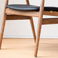 Chaise de bras contemporain en bois ouvert à l'arrière pour salle à manger chaise pour intérieur