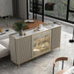 Scheda laterale Glam Sideboard ABBIETTRO COMPLETO con cassetti per soggiorno