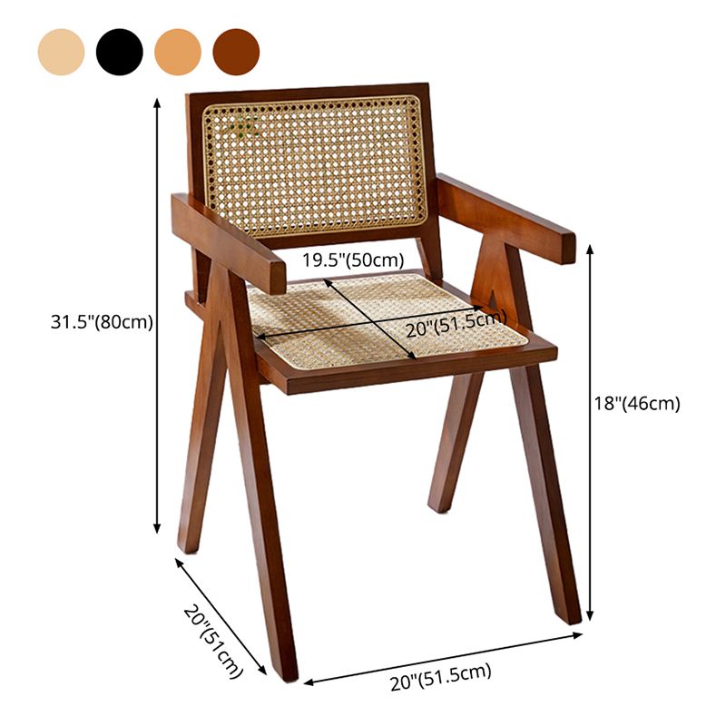 Modern Style Wooden Dining Chair Open Back Dining Side Chair for Kitchen Clearhalo ' kitchen&dining_furn' 'Dining Chairs' 'Dining Tables & Seating' 'dining_chair' 'furn' 'furn_dining_chair' 'Furniture' 'furniture_dining_chair' 'Kitchen & Dining Furniture' 'kitchen' 1200x1200_99f33398-5d77-4dcc-92de-8c18bd94a831