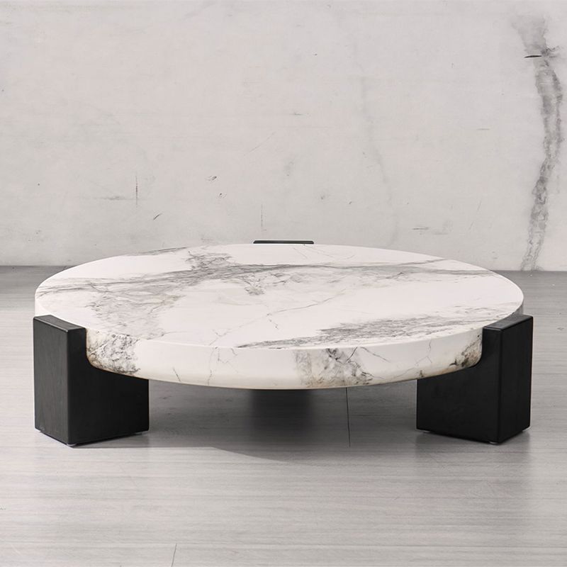 Marble Coffee Cocktail Table Contemporary 3 Legs Coffee or End Table Clearhalo 'Coffee & Accent Tables' 'Coffee Tables' 'coffee_tables' 'furn' 'furn_coffee_tables' 'Furniture' 'Living Room Furniture' 1200x1200_99f720c9-92b6-4e70-851f-074f906cf5d4