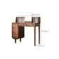 Scandinavian Vanity Makeup Table Set Wolnut Dressing Table Stool Set Clearhalo 'Bedroom Furniture' 'furn' 'furn_makeup_vanities' 'Furniture' 'Makeup Vanities' 'makeup_vanities' 1200x1200_99f8500f-55f7-42e1-ba87-e102ee569320