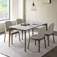 Modern Sintered Stone Top Dining Set Rectangle 1/2/4/5 Pieces Dining Room Table Set Clearhalo 'Dining Room Sets' 'Dining Tables & Seating' 'dining_room_set' 'furn' 'furn_dining_room_set' 'Furniture' 'furniture_dining_room_set' 'Kitchen & Dining Furniture' 1200x1200_99fa0916-98ea-4e65-94d8-40719ecc33eb