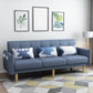 Square Arm with Cotton Blend 25.98" W Convertible Sleeper Sofa for Apartment. Clearhalo 'furn' 'furn_sofas' 'Furniture' 'furniture_sofas' 'kitchen' 'kitchen_sofas' 'Living Room Furniture' 'Sofa' 'sofas' 1200x1200_99fab76f-33ca-4b7c-8bfd-ca489b09adf1