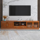 16" / 16.5" D TV Stand Solid Wood TV Console with Drawers and Doors for Living Room Clearhalo 'furn' 'furn_tv_stands_entertainment_centers' 'Furniture' 'Living Room Furniture' 'TV Stands & Entertainment Centers' 'TV Stands & Media Storage Furniture' 'tv_stands_entertainment_centers' 1200x1200_99fb8222-8549-4a0e-9fb3-7dcd3e4b7ad5
