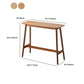 Juego de mesa de pub rectangular Modena de 1/2/3 piezas, mesa de mostrador de madera con taburetes altos