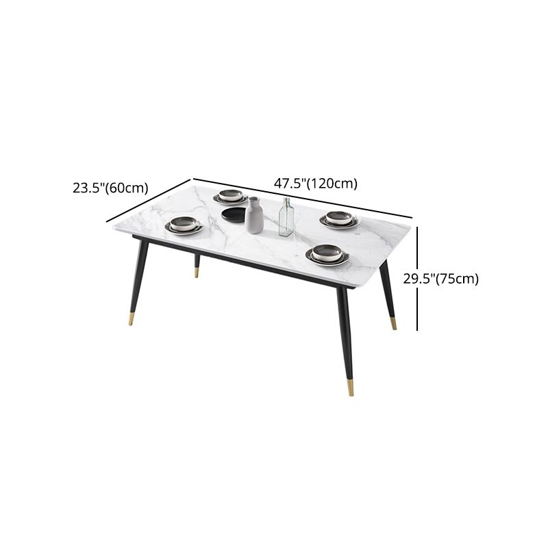 Modern Style Sintered Stone Dining Table Set 1/3/5/7 Pieces Dining Set for Home Clearhalo 'Dining Room Sets' 'Dining Tables & Seating' 'dining_room_set' 'furn' 'furn_dining_room_set' 'Furniture' 'furniture_dining_room_set' 'Kitchen & Dining Furniture' 1200x1200_99ff2b9b-90fb-4bbf-bb0c-b70b4bd4e32c