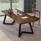 Solid Wood Meeting Table Home Office Gratis formulier eenvoud Writing Desk