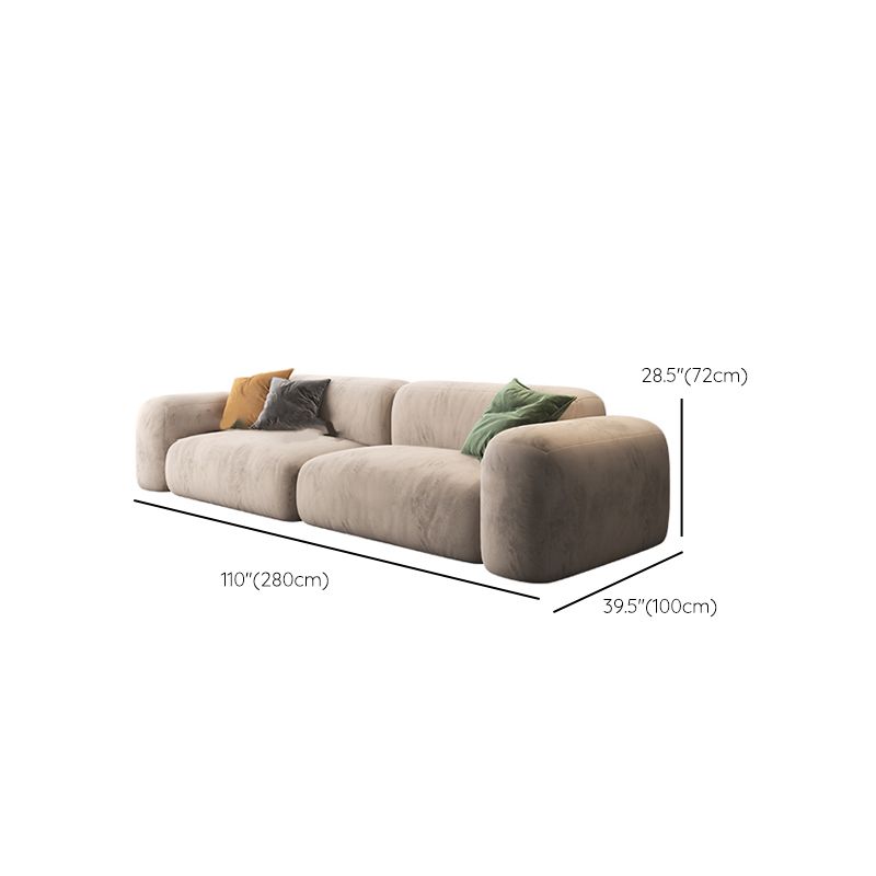 Tropical Settee Living Room Gray Cushions Standard Square Arm Seating Clearhalo 'furn' 'furn_sofas' 'Furniture' 'Living Room Furniture' 'Sofa' 'sofas' 1200x1200_9a011016-5052-4a7e-bf65-bc3a2b15f038