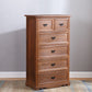 Solid Wood Accent Chest with Drawers 11.81" Wide Rectangle Chest