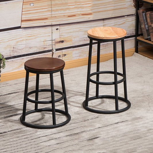 Modern Style Iron Bar Stool With Footrest Game Hall Bar Stool 30-inches Clearhalo 'Bar Furniture' 'Bar Stools' 'bar_stools' 'furn' 'furn_bar_stools' 'Furniture' 'furniture_bar_stools' 'Kitchen & Dining Furniture' 1200x1200_9a04647d-87f4-41c0-82b2-98c21a03fb8e