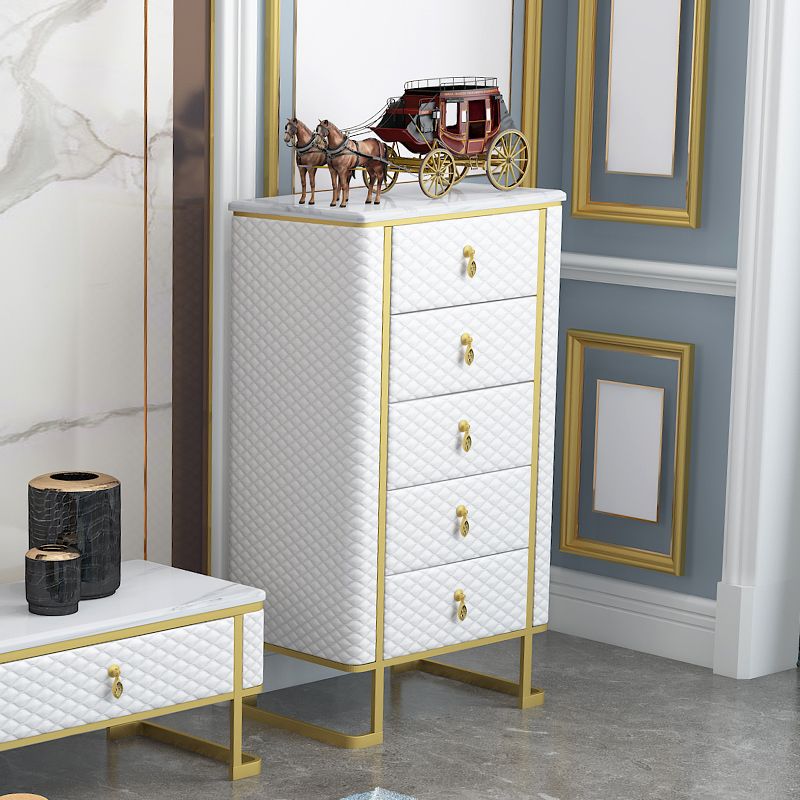 Cassetto in legno sideboard glam buffet server mobile per soggiorno