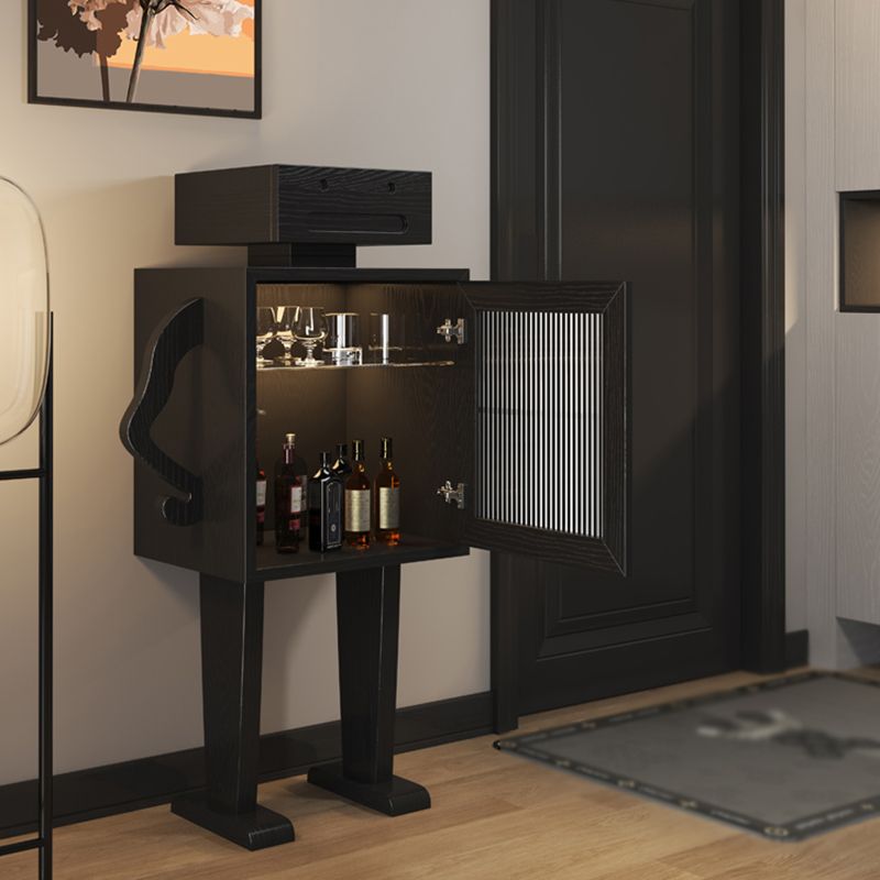 Moderno server del server buffet cenere server con porte per cucina