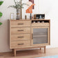 Porta e cassetto Sideboard Wood Simple Style Armadio per sala da pranzo