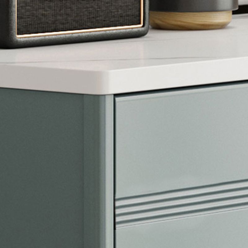 Cofre de acento rectangular moderno con cajón de agua resistente al agua