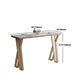 Sintered Stone Bar Table Set 1/2/5 Pieces Indoor White Bar Table with Low Back Bar Stools Clearhalo 'Bar Furniture' 'furn' 'furn_home_bar_bar_sets' 'Furniture' 'Home Bars & Bar Sets' 'home_bar_bar_sets' 'Kitchen & Dining Furniture' 1200x1200_9a0da940-7f86-4e9a-9dfd-0ec8d572787a