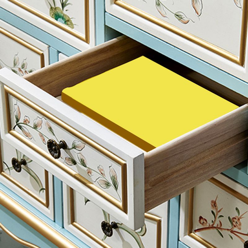 Amerikanische traditionelle Combo-Kommode aus Holz, Aufbewahrungstruhe für Schlafzimmer