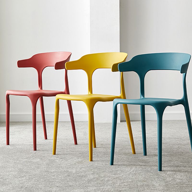Scandinavian Style Plastic Chair Kitchen Dining Room Open Back Arm Chairs Clearhalo ' kitchen&dining_furn' 'Dining Chairs' 'Dining Tables & Seating' 'dining_chair' 'furn' 'furn_dining_chair' 'Furniture' 'furniture_dining_chair' 'Kitchen & Dining Furniture' 'kitchen' 1200x1200_9a120e76-be07-403b-a783-2858d3db6754