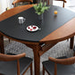Modern Stone Scalable Dining Table Solid Wood Leg for Dining Room Clearhalo 'Dining Tables & Seating' 'Dining Tables' 'dining_table' 'furn' 'furn_dining_table' 'Furniture' 'Kitchen & Dining Furniture' 1200x1200_9a146156-dc49-4175-aefe-f64b2923cdea