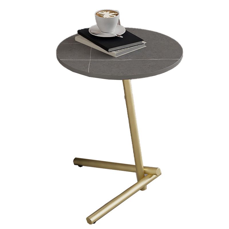 Pedestal Round End Table Minimalist Side End Table for Living Room Clearhalo 'Coffee & Accent Tables' 'End & Side Tables' 'end_side_tables' 'furn' 'furn_end_side_tables' 'Furniture' 'Living Room Furniture' 1200x1200_9a146e05-2b81-47b8-a8cd-739ee1b52a34