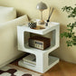 Modern Block Accent Side Table with Storage Square Living Room Corner Table Clearhalo 'Coffee & Accent Tables' 'End & Side Tables' 'end_side_tables' 'furn' 'furn_end_side_tables' 'Furniture' 'Living Room Furniture' 1200x1200_9a147f66-211e-4ee9-8150-db830f319e11