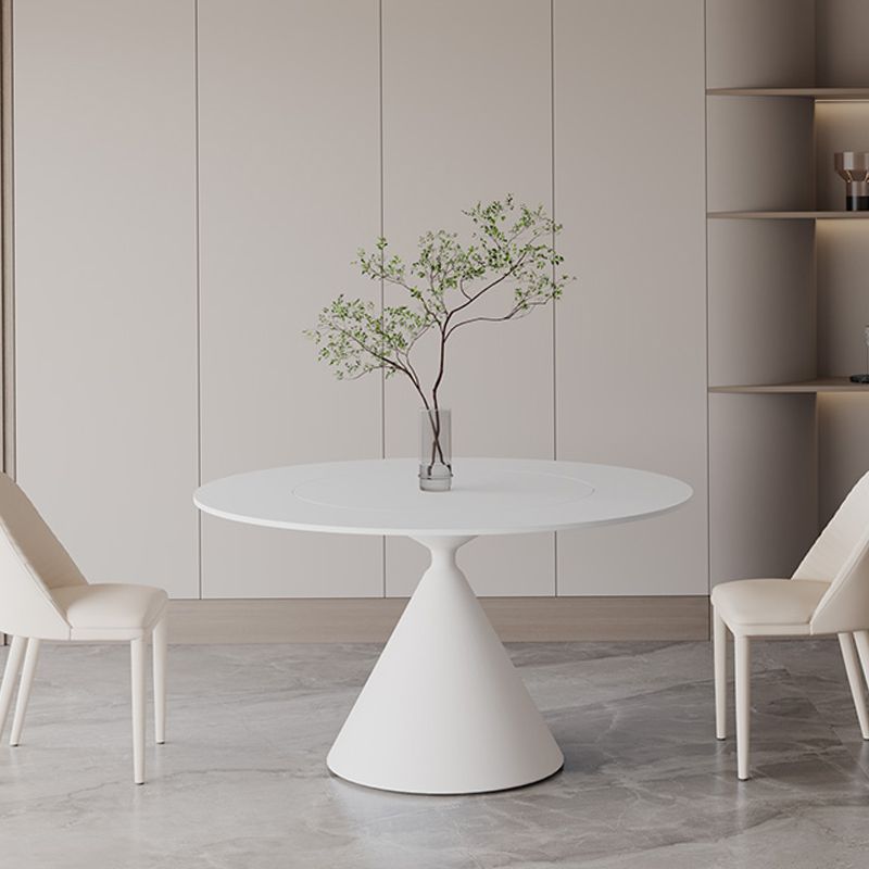 Sintered Stone Home Dining Table Modern Round Dining Room Table Clearhalo 'Dining Tables & Seating' 'Dining Tables' 'dining_table' 'furn' 'furn_dining_table' 'Furniture' 'Kitchen & Dining Furniture' 1200x1200_9a172738-77c9-4943-963f-a7fccc0d037f