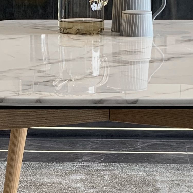 Contemporary Rectangle Dining Table White Sintered Stone Dining Table with 4 Legs Clearhalo ' dining_table' 'Dining Tables & Seating' 'Dining Tables' 'furn' 'furn_dining_table' 'Furniture' 'furniture_dining_table' 'Kitchen & Dining Furniture' 'kitchen&dining_furn' 'kitchen' 'kitchen_dining_table' 1200x1200_9a197917-e0ec-4d3d-8ce3-964d2a060f23