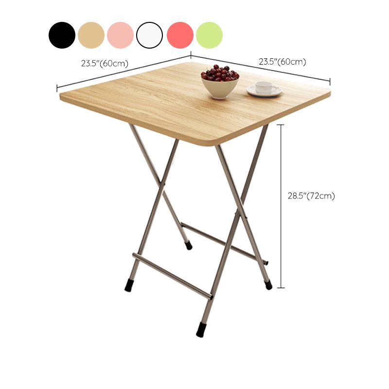 Tavolo in legno e metallo in stile moderno di metà secolo tavolo da pranzo minimalista